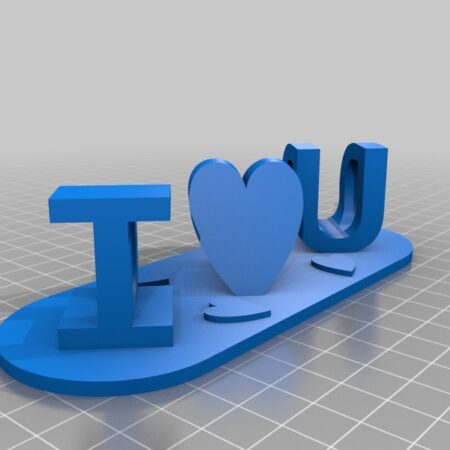 Dual Name Illusion Love 3d Printed Gift